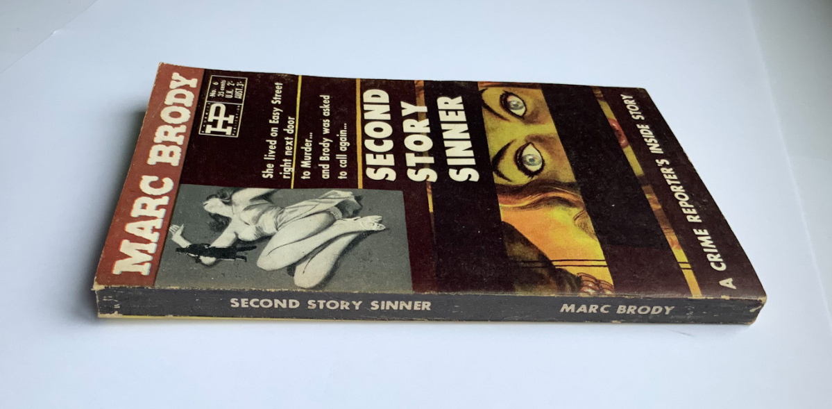 SECOND STORY SINNER Australian crime pulp fiction book by Marc Brody 1958